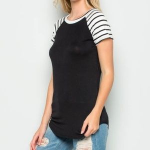 Size Small Left! Black & White Tee